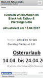 Mobile Screenshot of black-ink.de